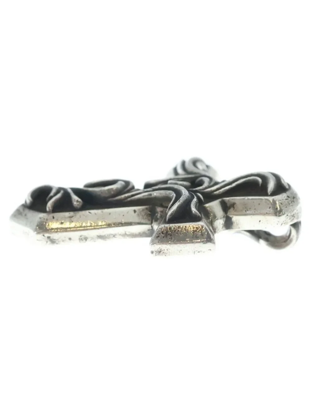 Chrome Hearts Vulcan Cross Small Silver Necklace